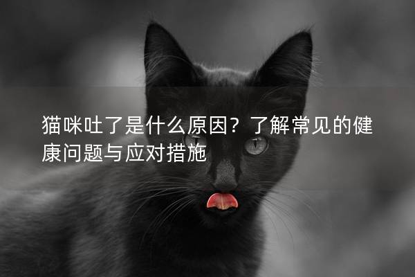 猫咪吐了是什么原因？了解常见的健康问题与应对措施