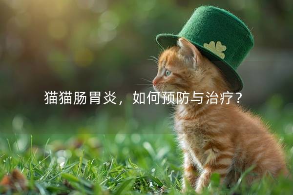 猫猫肠胃炎，如何预防与治疗？