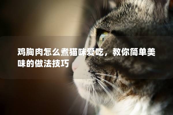 鸡胸肉怎么煮猫咪爱吃，教你简单美味的做法技巧