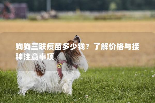 狗狗三联疫苗多少钱？了解价格与接种注意事项